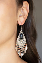 Load image into Gallery viewer, Earthy Etiquette - Black Earrings