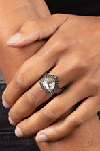 Load image into Gallery viewer, Tour de Timeless - Black Gunmetal Dainty Ring