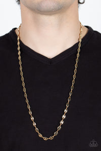 Come Out Swinging - Gold Necklace