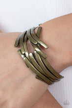 Load image into Gallery viewer, Stockpiled Style - Brass Cuff Bracelet