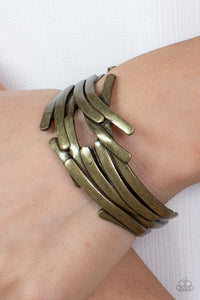 Stockpiled Style - Brass Cuff Bracelet