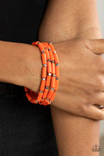 Load image into Gallery viewer, Radiantly Retro - Orange Stretchy Bracelets