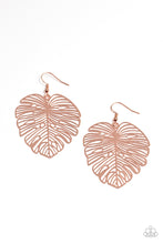 Load image into Gallery viewer, Palm Palmistry - Copper Earrings