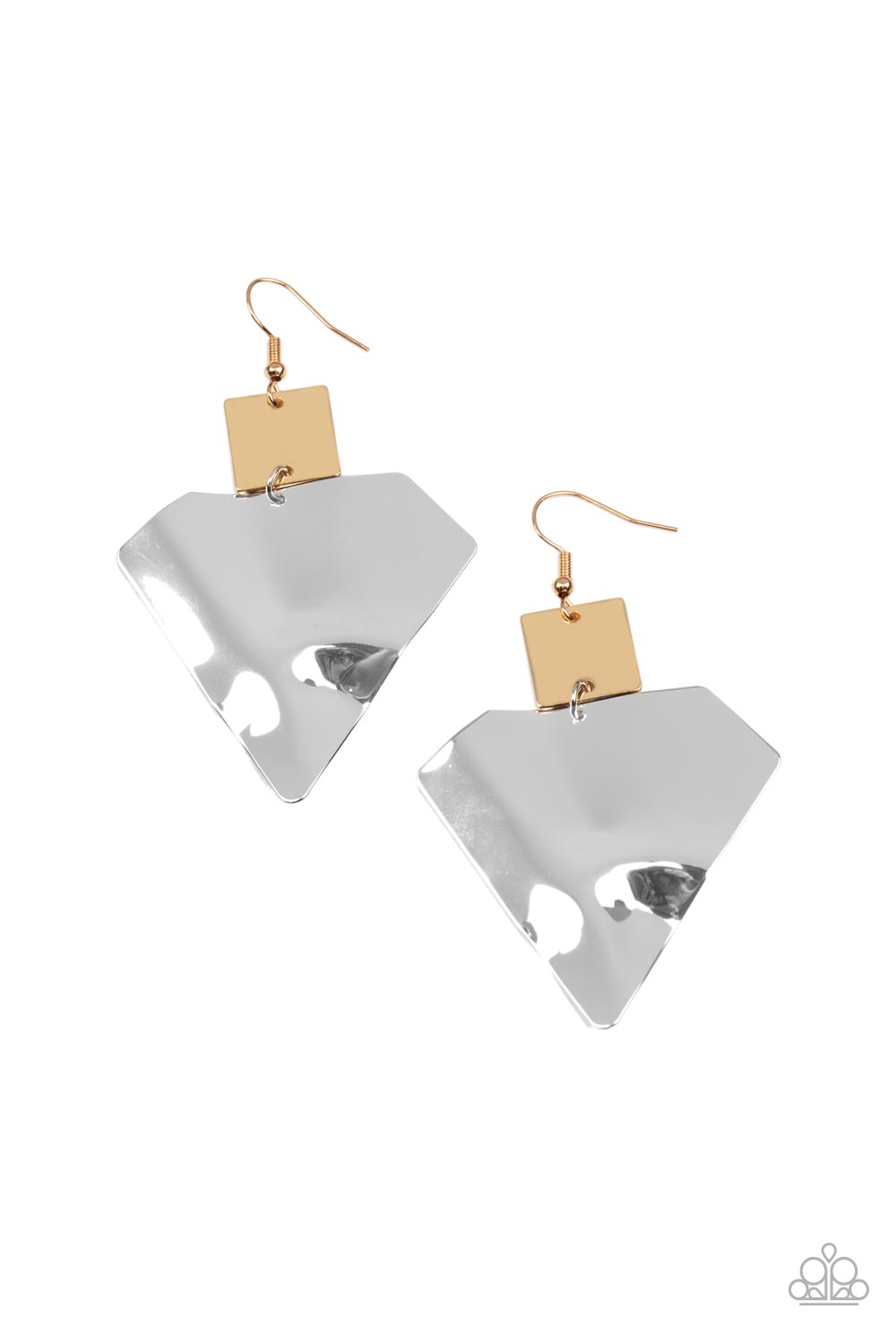 Deceivingly Deco - Multimetal Earrings