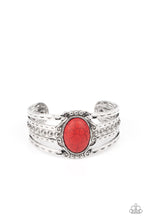 Load image into Gallery viewer, Mojave Mecca - Red Cuff Bracelet