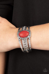 Mojave Mecca - Red Cuff Bracelet