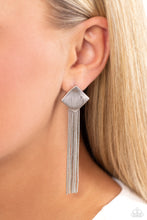 Load image into Gallery viewer, Experimental Elegance - Silver Post Earrings