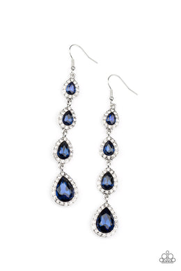 Confidently Classy - Blue Earrings