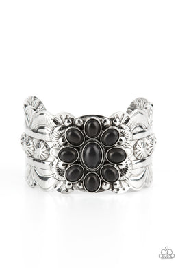 Southern Eden - Black Cuff Bracelet