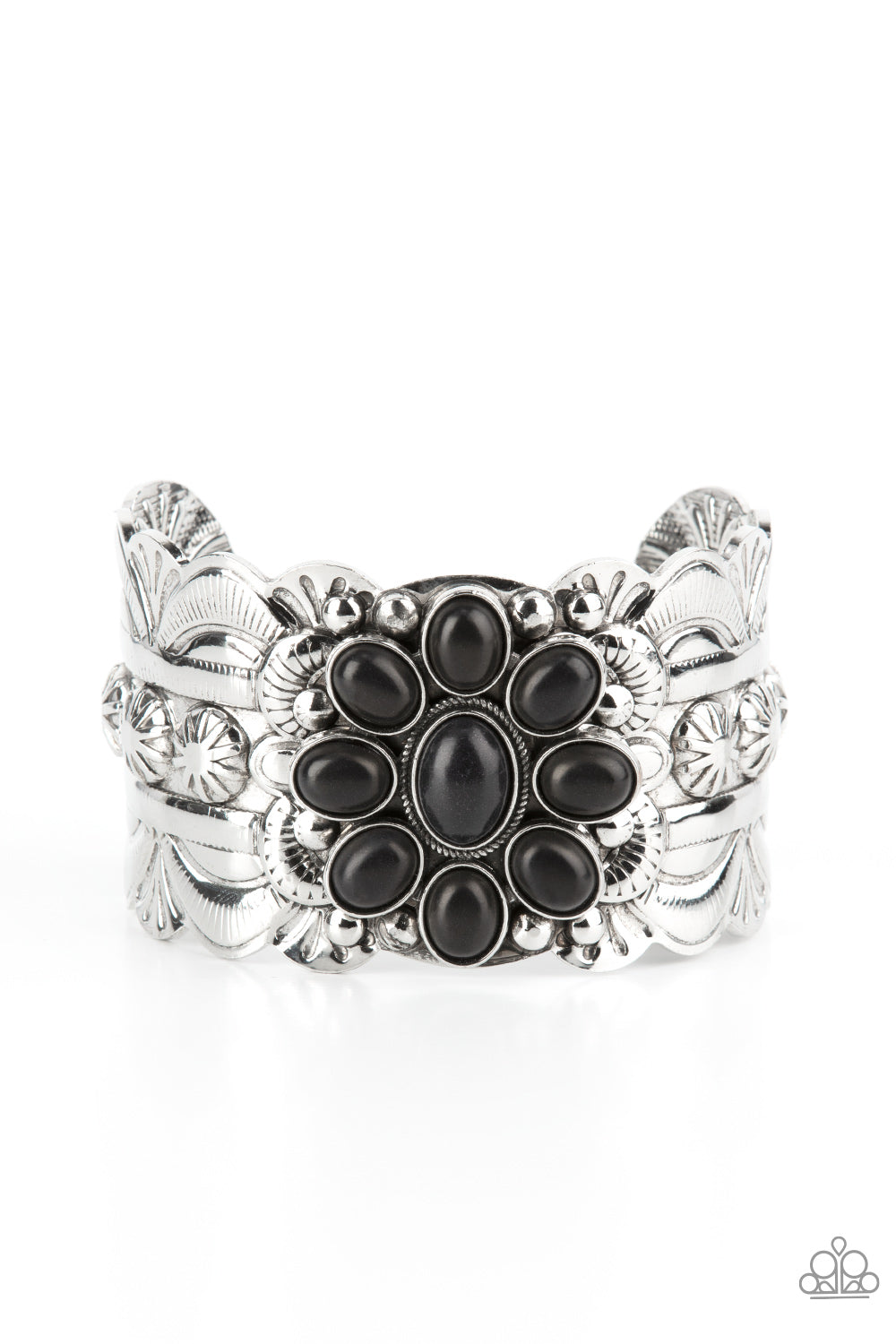 Southern Eden - Black Cuff Bracelet