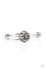 Load image into Gallery viewer, Rosy Repose - Silver Cuff Bracelet