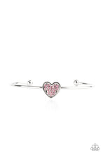 Load image into Gallery viewer, Heart of Ice - Pink Cuff Bracelet