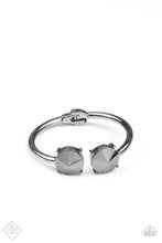 Load image into Gallery viewer, Spark and Sizzle - Black Gunmetal Hinged Bracelet