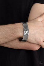 Load image into Gallery viewer, Magnate Mecca - Silver Cuff Bracelet