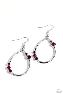 Shop Till You DROPLET - Red Earrings