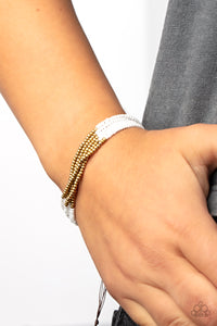 BEAD Bold - White Sliding Knot Bracelet