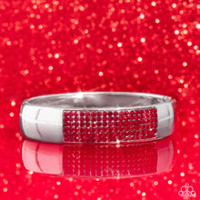 Load image into Gallery viewer, Record-Breaking Bling - Red Hinged Bracelet