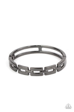 Load image into Gallery viewer, Closed Circuit Strategy - Black Gunmetal Hinged Bracelet