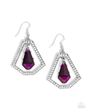 Load image into Gallery viewer, Poshly Photogenic - Purple Earrings