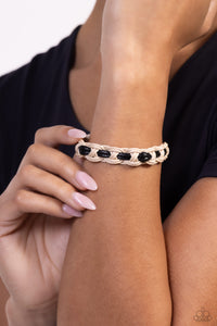 Climb Aboard - Black Sliding Knot Bracelet