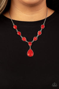 Party Paradise - Red Necklace