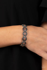 Granada Garden Party - Orange Stretchy Bracelet