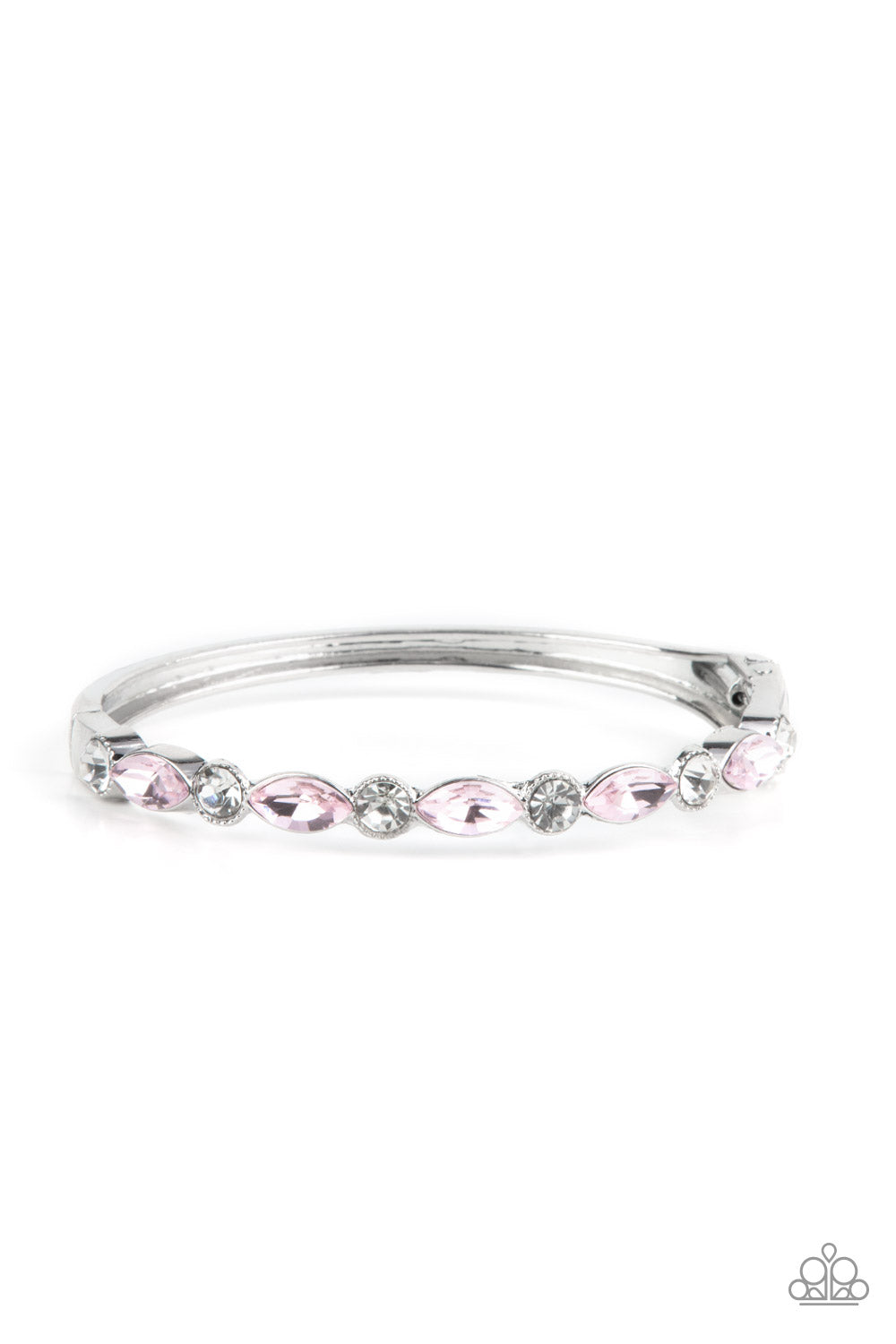 Petitely Powerhouse - Pink Hinged Bracelet