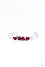 Load image into Gallery viewer, Prismatically Petite - Red Cuff Bracelet