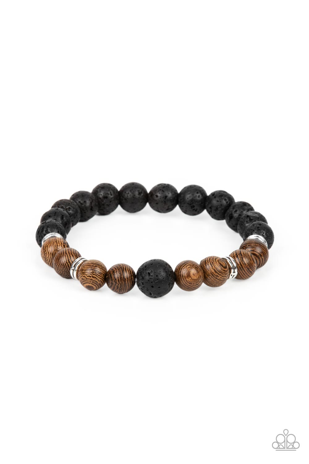 Neutral Zone - Brown Stretchy Bracelet