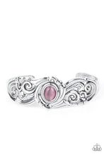 Load image into Gallery viewer, Glowing Enchantment - Purple Cuff Bracelet