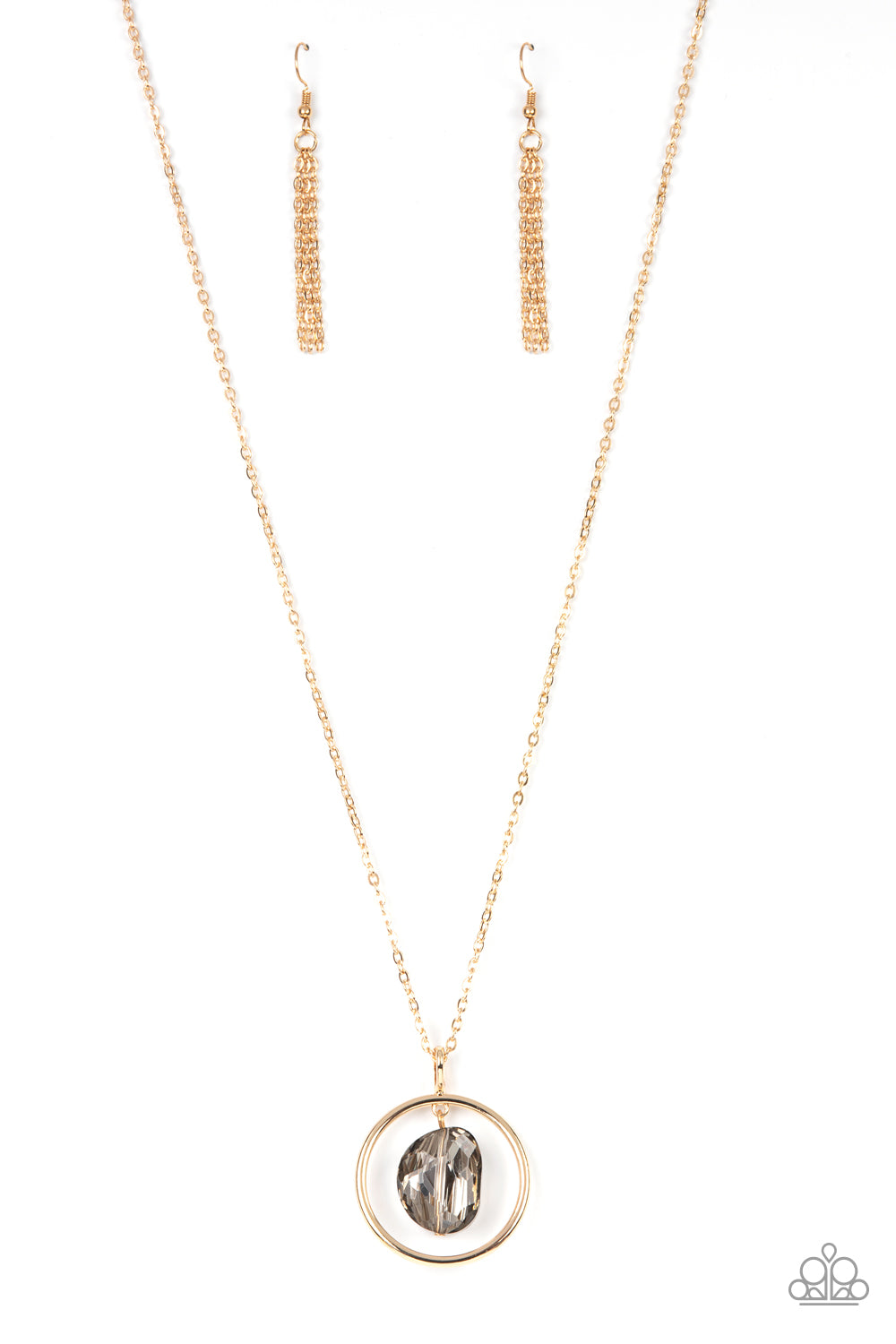 Hands-Down Dazzling - Gold Necklace