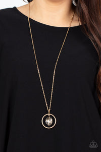 Hands-Down Dazzling - Gold Necklace