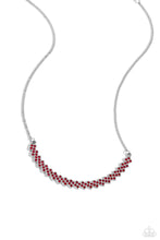 Load image into Gallery viewer, Dicey Demure - Red Necklace