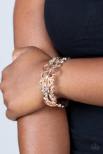 Load image into Gallery viewer, Dressed to FRILL - Rose Gold Hinged Bracelet