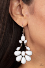 Load image into Gallery viewer, Colorfully Canopy - White Earrings