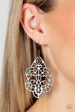 Load image into Gallery viewer, Festive Foliage - Black Gunmetal Earrings