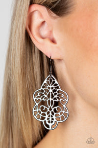 Festive Foliage - Black Gunmetal Earrings