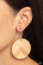 Load image into Gallery viewer, On the Edge of Edgy - Brown Earrings