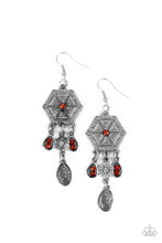 Load image into Gallery viewer, Dreamcatcher Delight - Orange Earrings