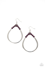 Load image into Gallery viewer, Festive Fervor - Purple Earrings