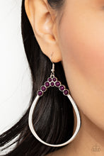 Load image into Gallery viewer, Festive Fervor - Purple Earrings