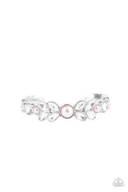 Regal Reminiscence - Pink Cuff Bracelet