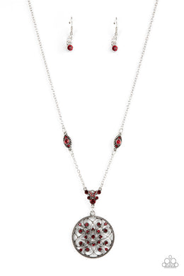 TIMELESS Traveler - Red Necklace