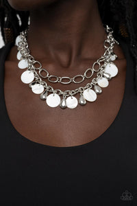 Beachfront Fabulous - White Necklace