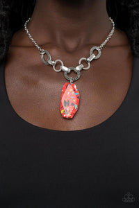 Mystical Mineral - Red Necklace