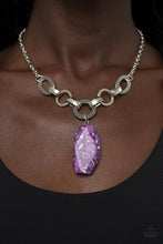 Load image into Gallery viewer, Mystical Mineral - Purple Necklace