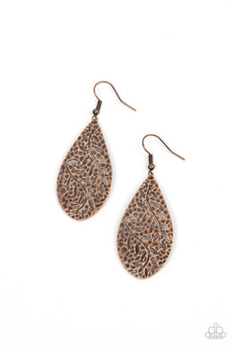 Vineyard Vanity - Copper Earrings