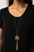 Load image into Gallery viewer, Funky Fringe - Brown Necklace