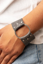 Load image into Gallery viewer, Aspiring Adventurist - Silver Adjustable Snap Closure Bracelet