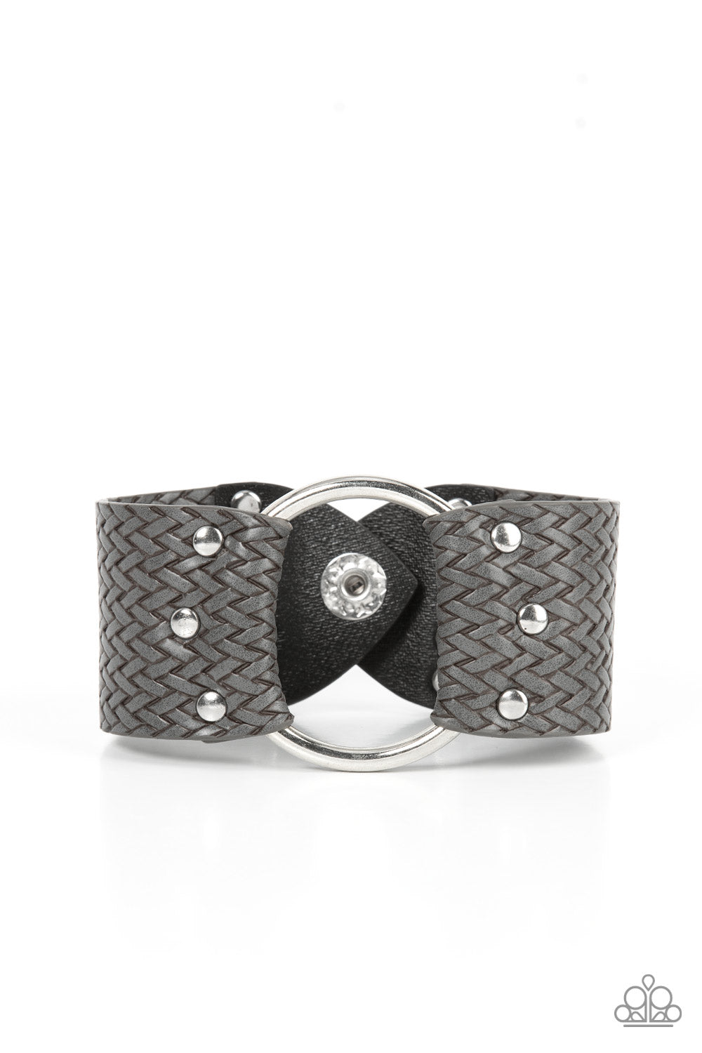 Aspiring Adventurist - Silver Adjustable Snap Closure Bracelet